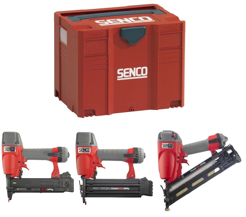 Senco 3-delige Tacker Set in Systainer FinishPro35 + FinischPro18 + SLS18